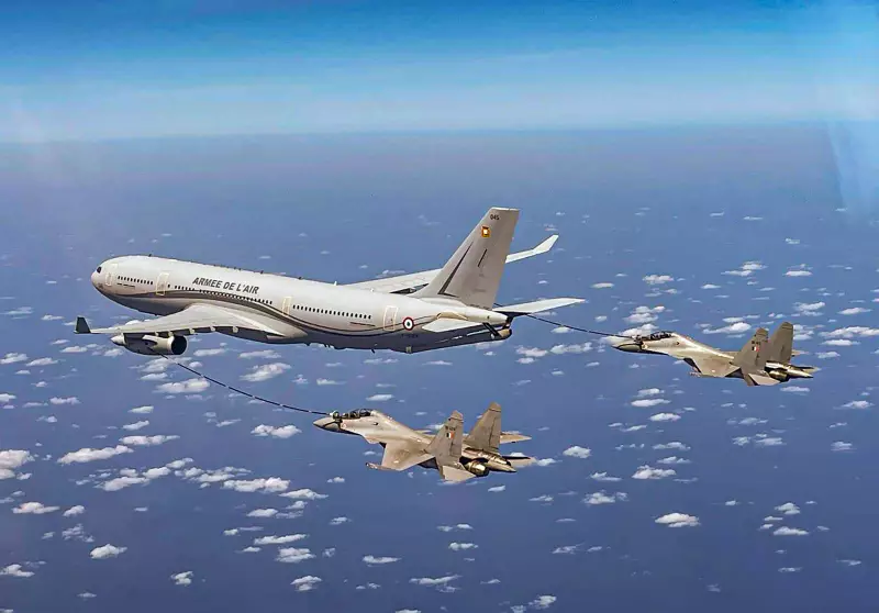 IAF's First Leased Mid-Air Refueler Lands in Agra, Boosting Air Power