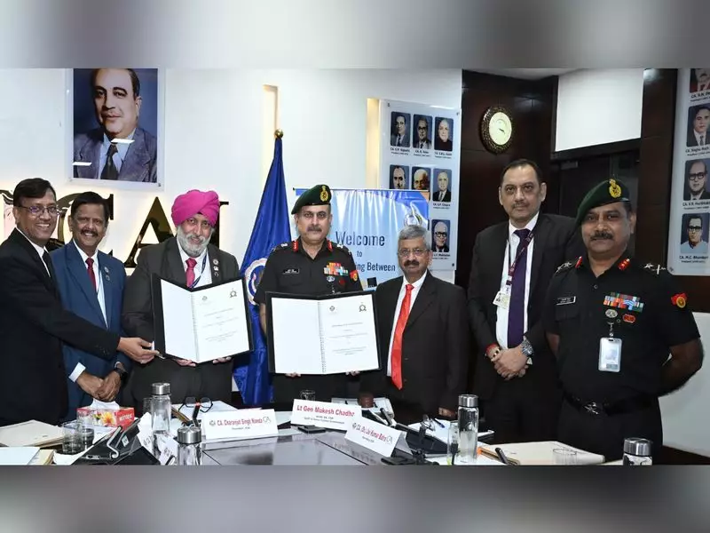 ICAI & Indian Army Sign MOU for UDIN Verification to Boost Transparency