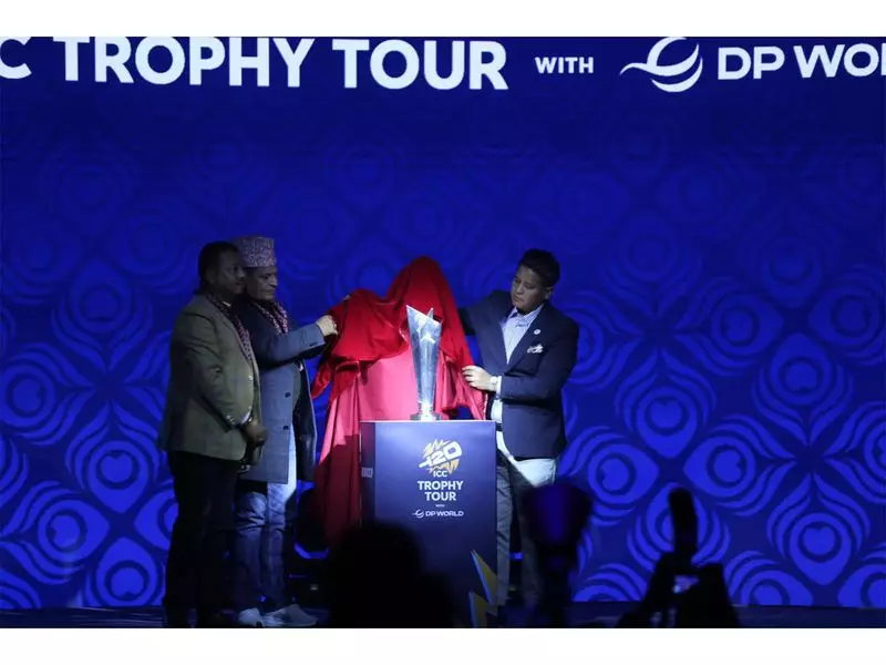 ICC T20 World Cup Trophy Tour Arrives in Nepal, Igniting Cricket Fever