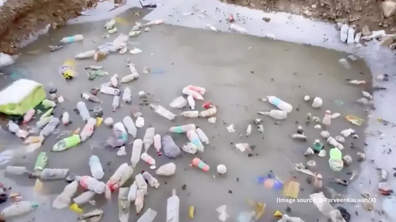 IFS Officer's Viral Video Exposes Plastic Waste at 13,000 Feet in Himachal