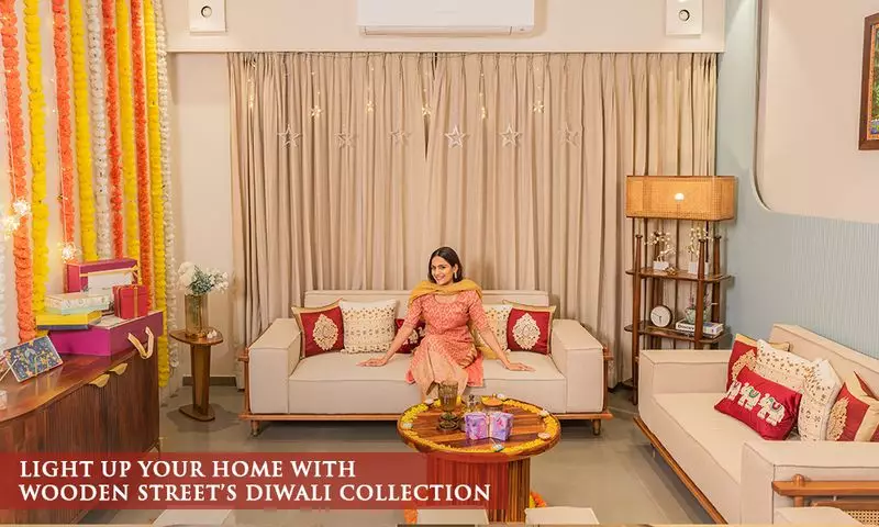 Illuminate Your Diwali with Wooden Street's Exquisite Home Decor Collection
