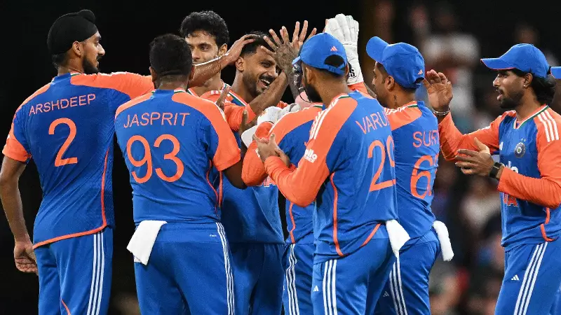 IND vs AUS 5th T20I: India Aims for Series Victory at Brisbane's Gabba