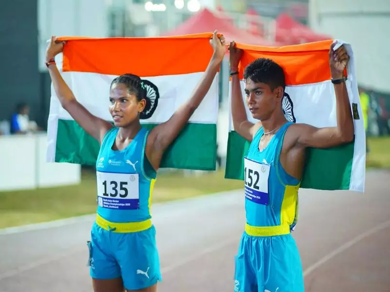 India Dominates South Asian Athletics Championships with 18 More Medals on Day 2