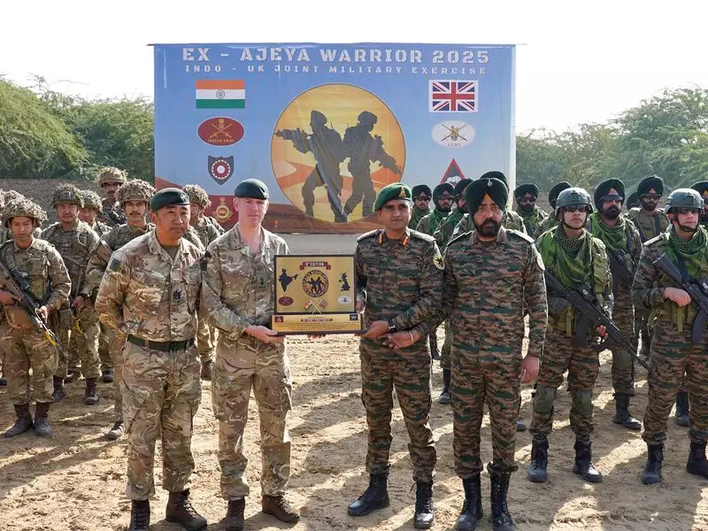 India-UK Joint Military Exercise Ajeya Warrior Concludes in Rajasthan