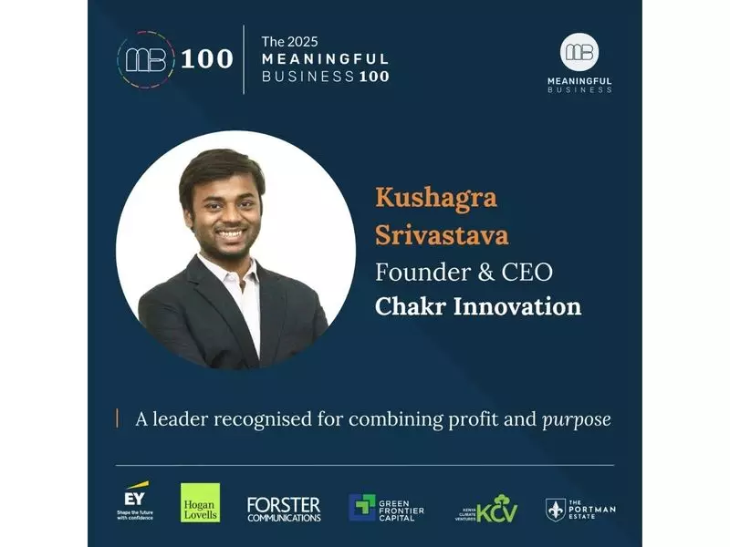Indian Innovator Kushagra Srivastava Honoured Among Global Sustainability Leaders 2025