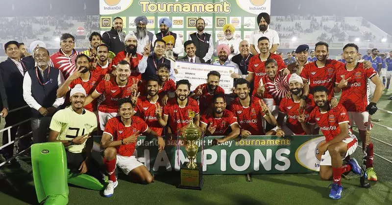 Indian Oil Mumbai Clinches 42nd Surjit Hockey Title in Thrilling 2-1 Victory