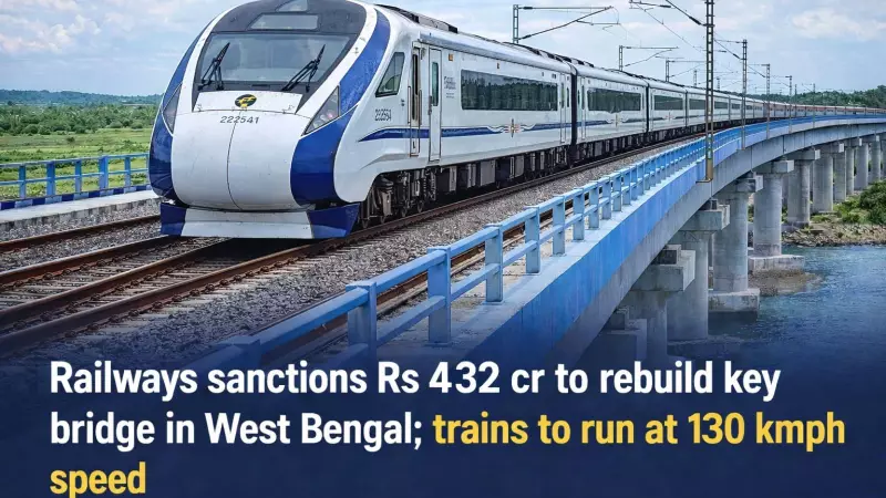 Indian Railways Sanctions Rs 432 Crore to Rebuild Key Bridge in West Bengal