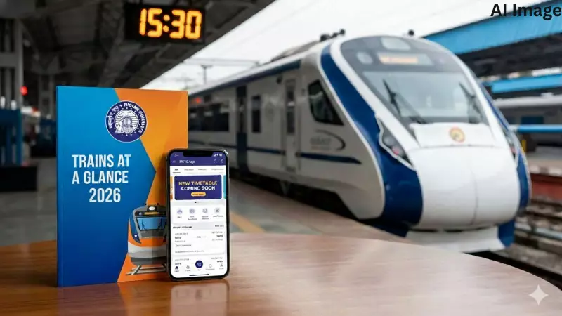 Indian Railways to Release 'Trains At A Glance 2026' Timetable Soon