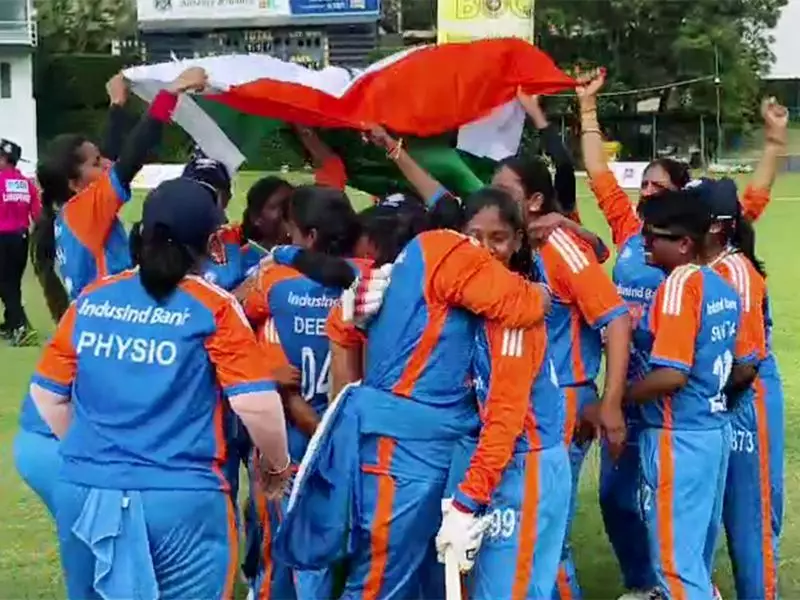 Indian Women's Blind Cricket Team Honored for Historic T20 World Cup Victory