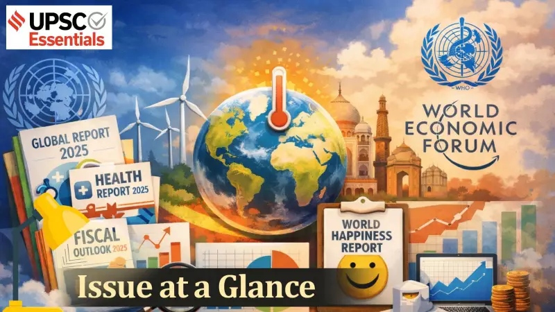 India's 2025 Global Rankings: Happiness, Health, and Innovation Ahead of 2026 UPSC