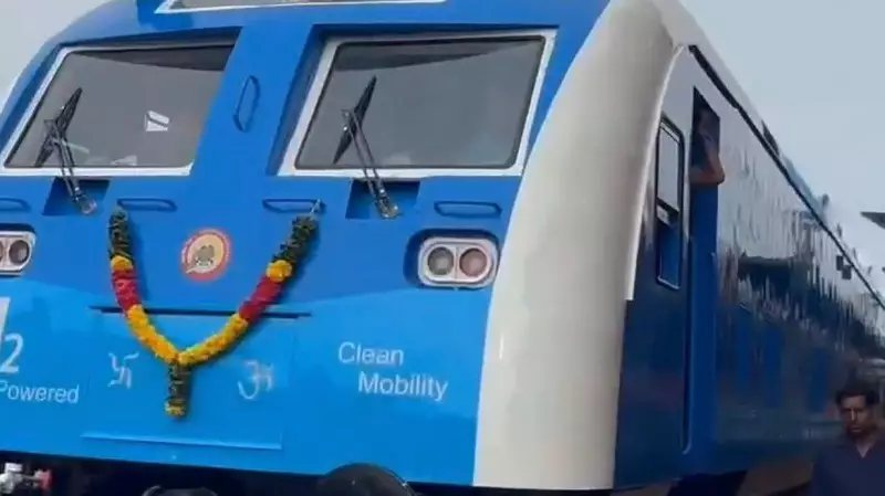 India's First Hydrogen Train Set for Pilot Launch in Haryana