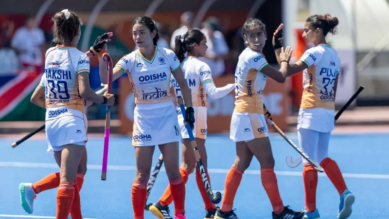 India's Junior Women's Hockey Team wins 4-0 vs Ireland, Sakshi Rana's solo strike shines