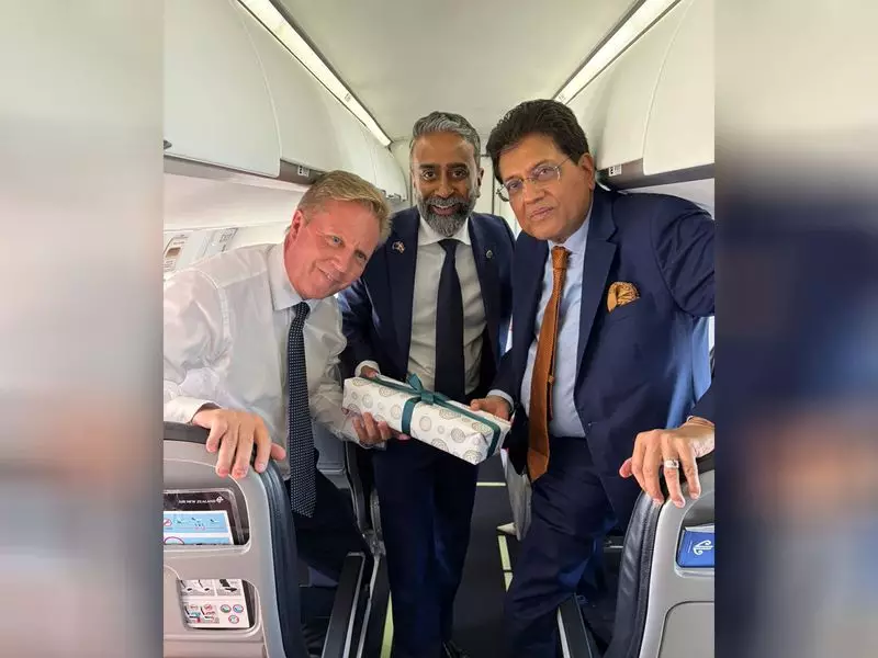 India's Soaring Skies: Aviation Minister Piyush Goyal Explores Strategic Partnership with Air New Zealand