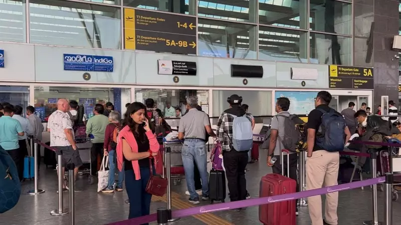 Indigo Crisis Day 6: KIA Faces Fresh Cancellations, Passenger Woes Deepen