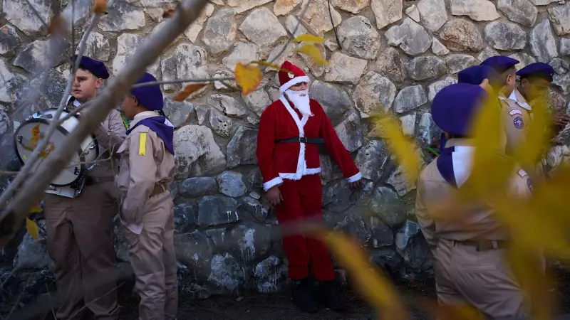 Israeli Police Arrest Palestinian Santa Claus at Christmas Party in Bethlehem