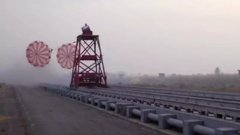 ISRO Tests Gaganyaan Parachutes at 600 km/h, Preps Record Satellite Launch