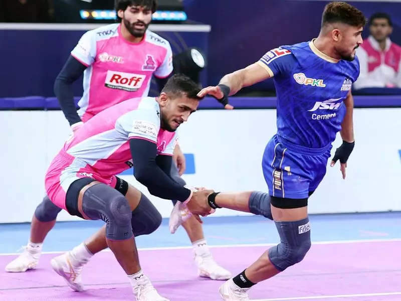 Jaipur Pink Panthers Roar to Victory Against Haryana Steelers in PKL Play-In Thriller