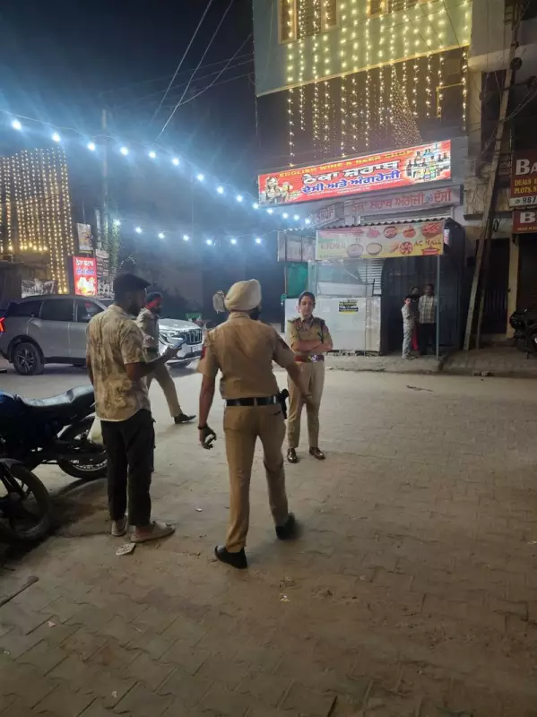 Jalandhar Police Intensifies Night Vigilance: Late-Night Checking Drive at Law Gate