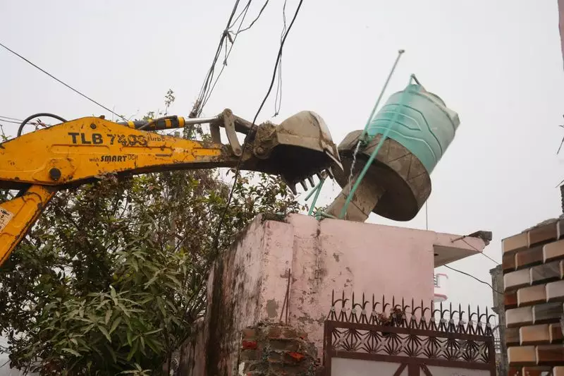 Jalandhar: Woman Drug Peddler's Illegal Structure Demolished by MC