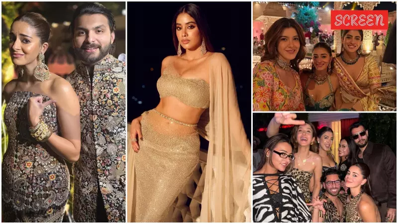 Janhvi Kapoor Reacts to Shikhar Pahariya & Ananya Panday Twinning at Star-Studded Udaipur Wedding
