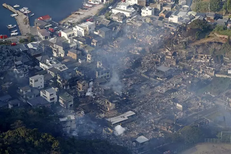 Japan Fire Destroys 170 Homes, Forces Mass Evacuations in Shimonoseki