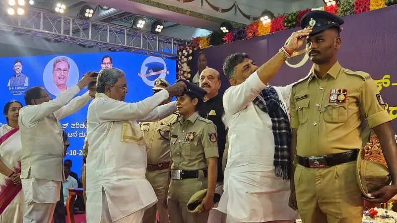 Karnataka Police Get Stylish New Peak Caps to Boost Morale and Public Image