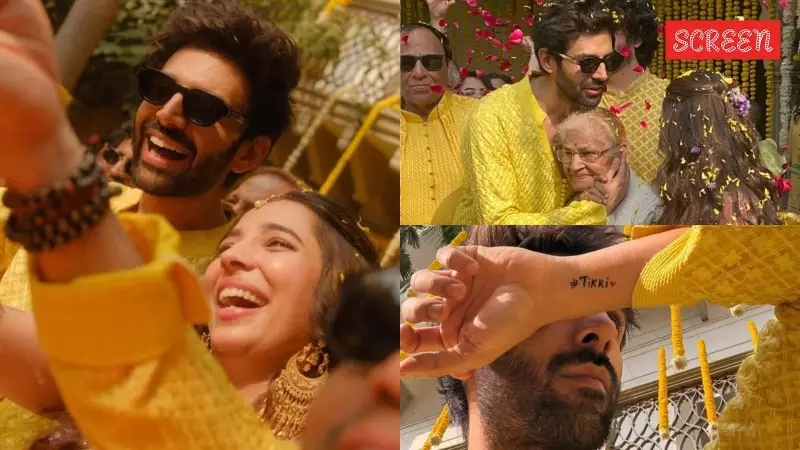 Kartik Aaryan's Heartwarming Role at Sister Kritika's Haldi: Pics & Videos Go Viral