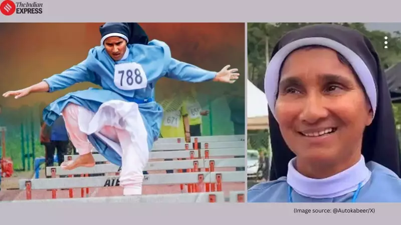 Kerala Nun Shatters Stereotypes: Wins State Masters Athletics in Hurdles Wearing Traditional Religious Attire