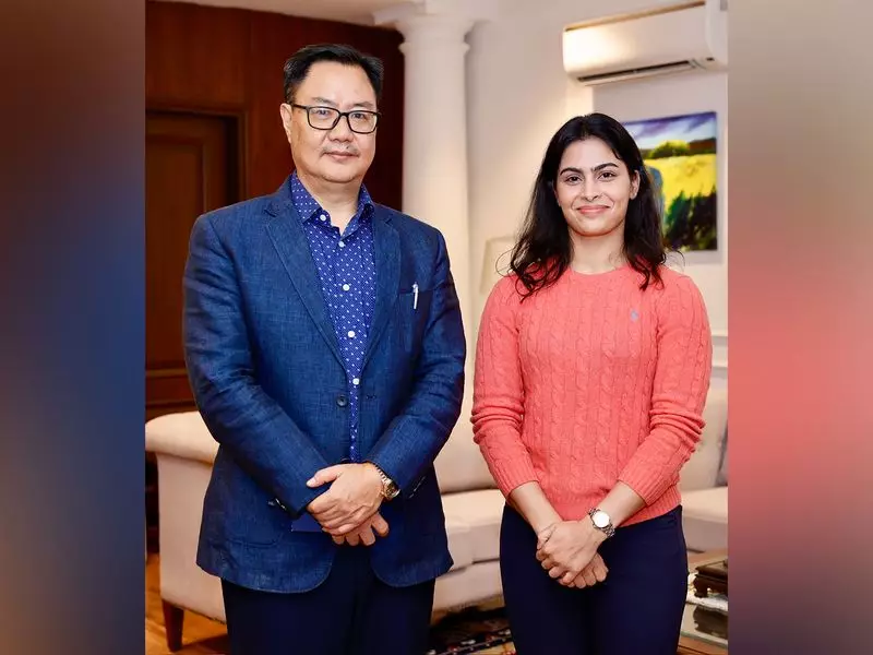Kiren Rijiju Hails Manu Bhaker as Olympic Inspiration for Indian Youth