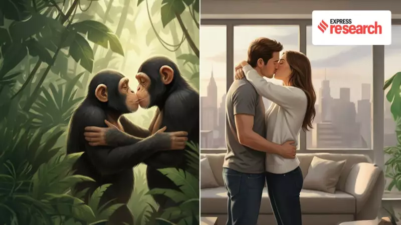 Kissing Traced Back 21 Million Years in Stunning Primate Study