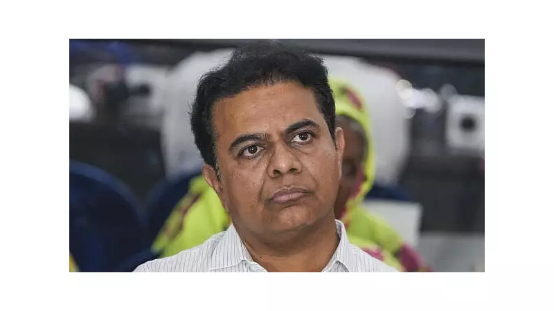 KTR Alleges Rs 5 Lakh Crore Land Scam in Hyderabad Industrial Policy