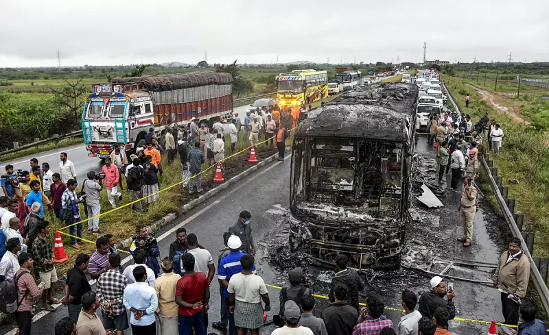 Kurnool Bus Inferno: Police Suspect Third Vehicle's Role in Deadly Andhra Pradesh Accident