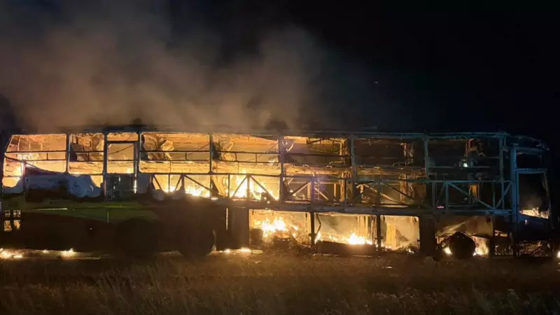 Kurnool Road Horror: Bike Skids, Rider Dies on Spot, Bus Runs Over Body in Tragic Accident