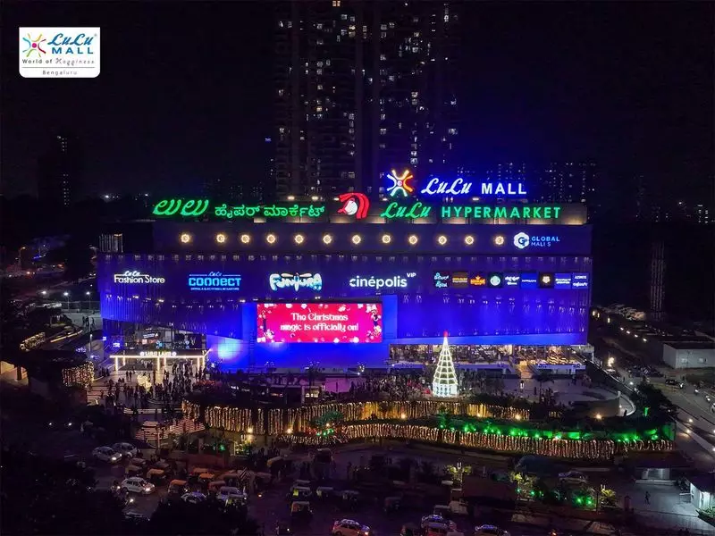 Lulu Mall Bengaluru Hosts Grand Christmas Tree Lighting with Festive Magic