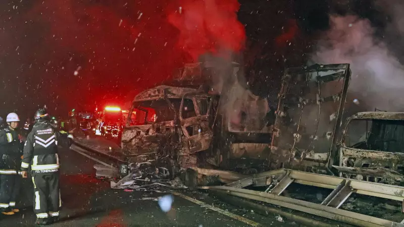 Major Highway Pileup in Japan Injures Dozens as Holiday Travel Begins