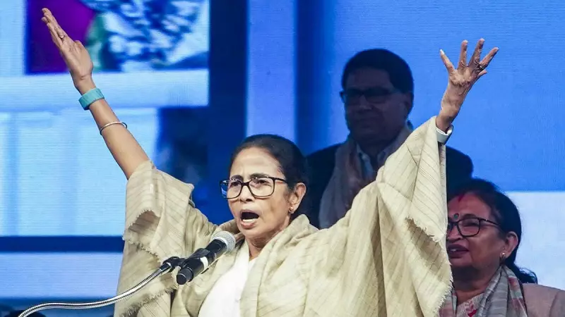 Mamata Banerjee Leads Protest After ED Raids I-PAC Offices, Alleges BJP Corruption