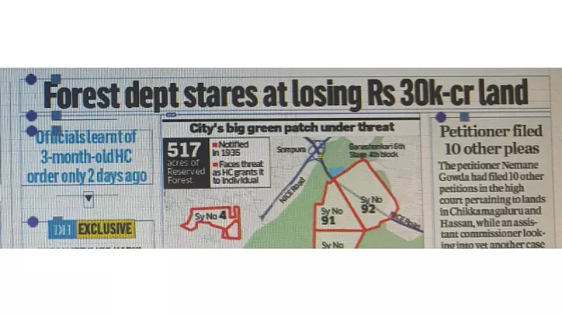 Man Arrested for Encroaching 482 Acres of Forest, Govt Land in Kengeri