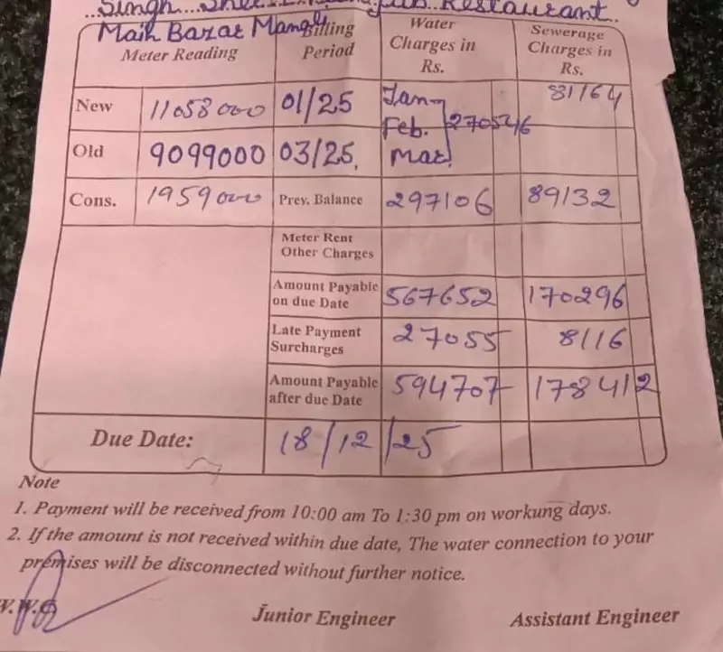 Manali Residents Hit by Hefty Water Bills Despite CM, Deputy CM Assurances