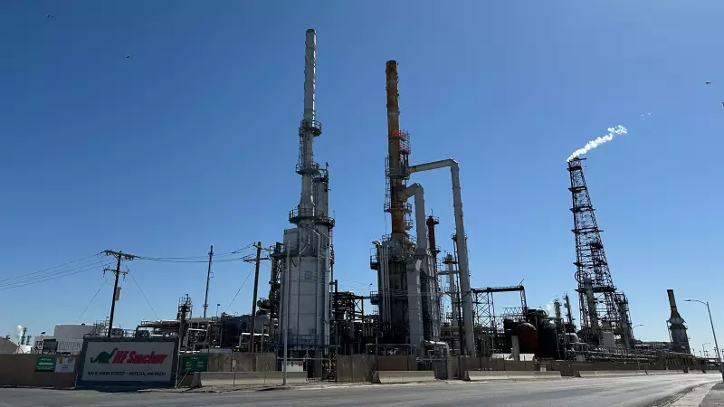 Massive Blaze Erupts at New Mexico Oil Refinery, Sending Thick Black Smoke Billowing Over Artesia