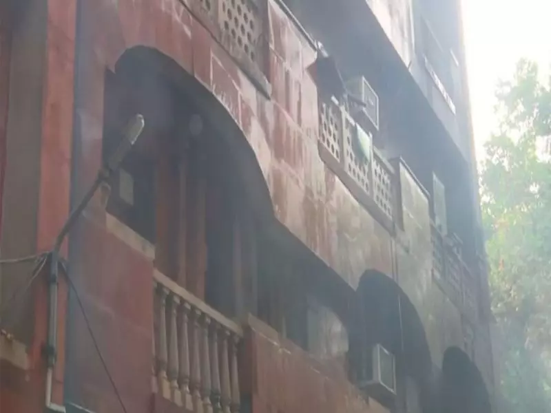Massive Fire Erupts at Rajya Sabha MPs' Residential Complex in Delhi | Major Emergency Response