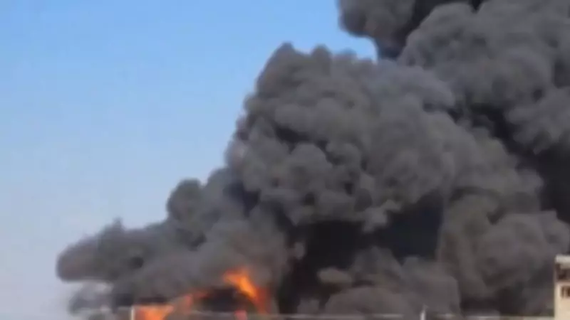 Massive Inferno Engulfs Furniture Godown in Dera Bassi, Multiple Fire Tenders Battle Blaze