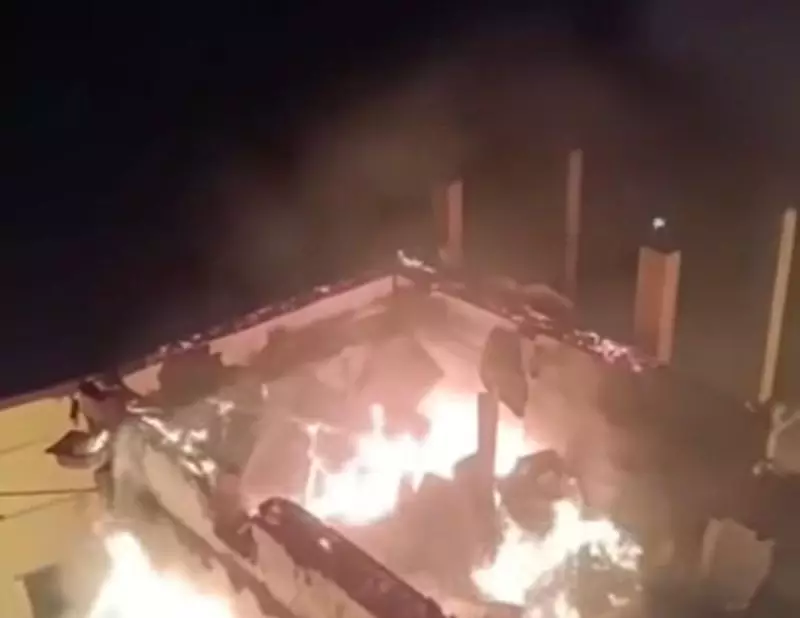 Massive Solan Fire Claims Boy's Life, Firefighting Operations Continue