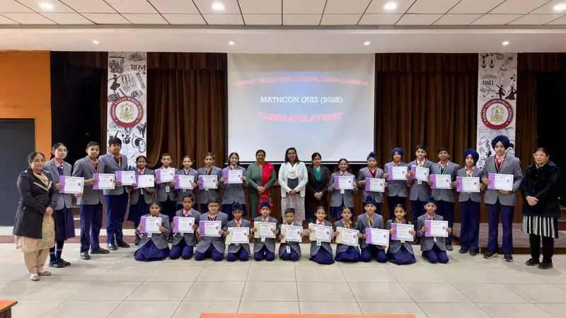 Maths Quiz Competition Ignites Young Minds at Ludhiana School