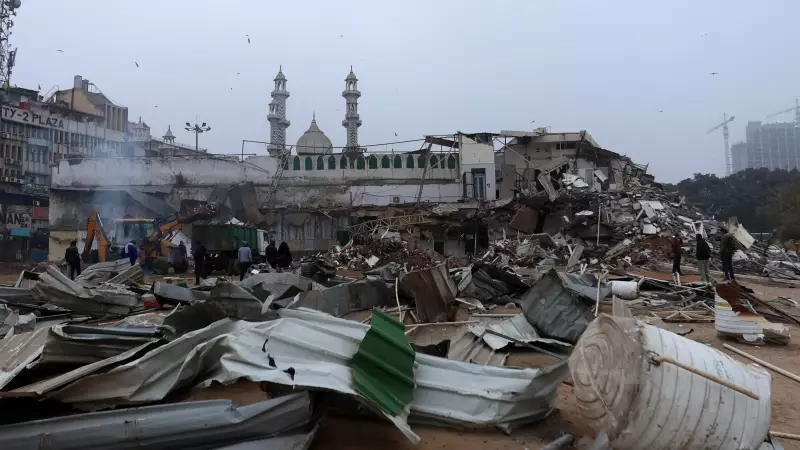 Midnight Demolition Near Turkman Gate Sparks Violence, 5 Arrested