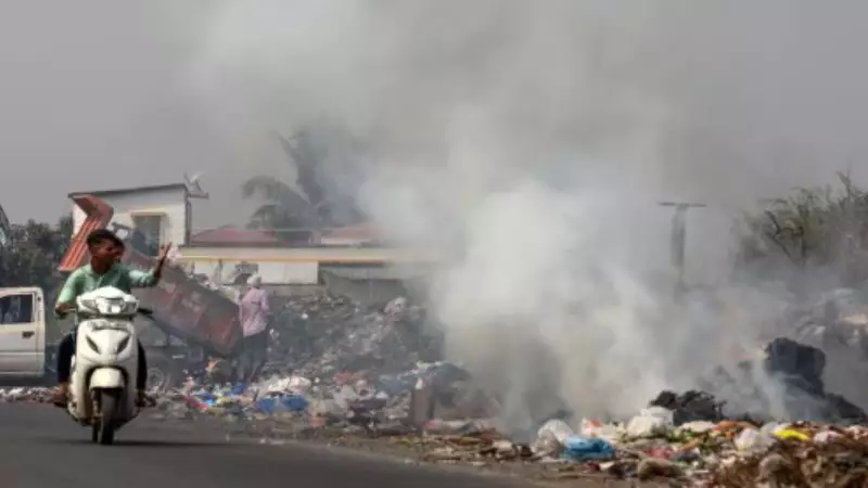 Mohali Garbage Crisis: Illegal Dumping & Burning in Phase 8B for 15 Days
