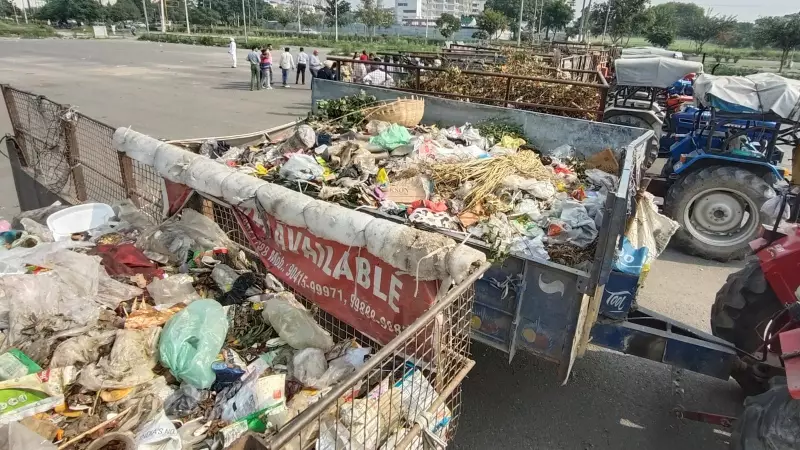 Mohali's Garbage Crisis Deepens: Mountains of Trash Choke City as Trolleys Remain Unattended