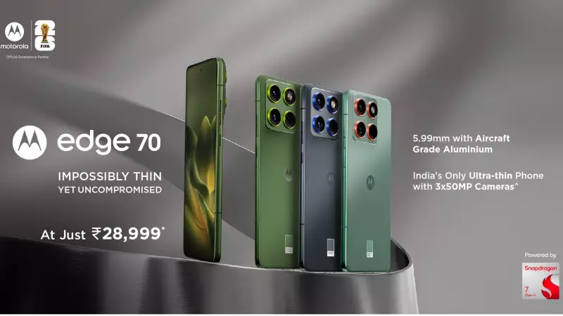 Motorola Edge 70 Launches in India: World's Thinnest at 5.99mm, Priced at Rs. 29,999