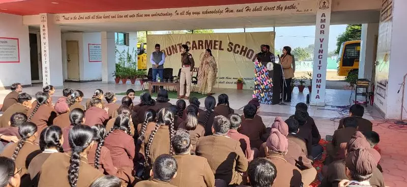 Mount Carmel School Zirakpur Hosts Drug Awareness Session for Students