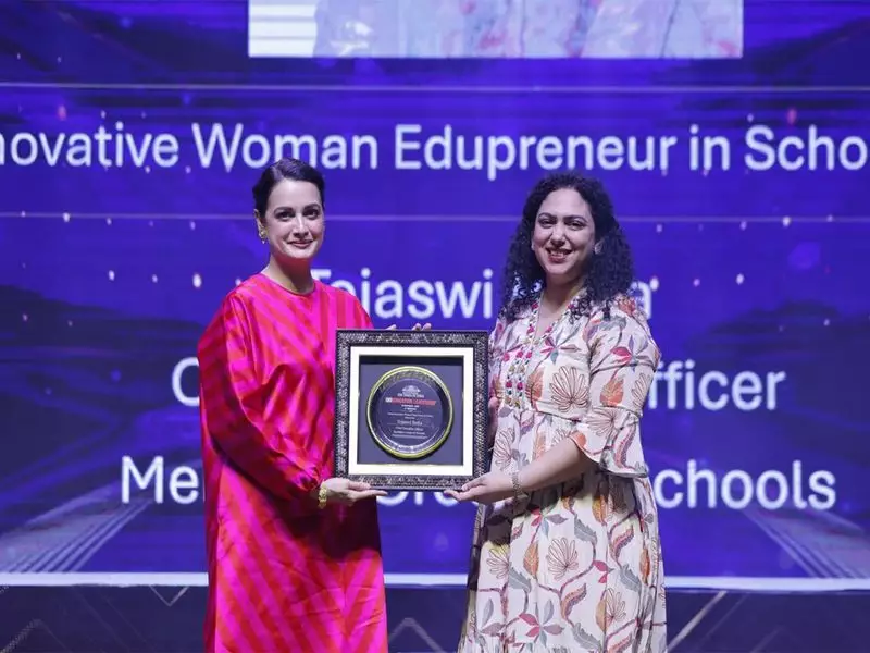 Ms. Tejaswi Butta Wins Young Innovative Women Edupreneur 2025 - Meridian Schools' Vision Celebrated