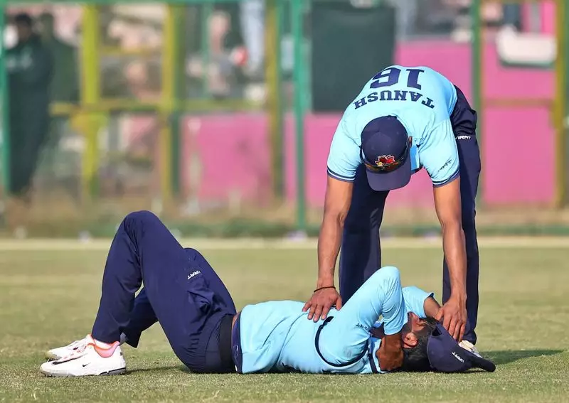 Mumbai's Angkrish Raghuvanshi Hospitalized After On-Field Injury During Match
